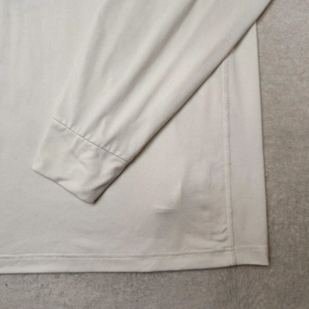 Polo Ralph Lauren Pullover‎ Mens XL White US Open Golf Mock Neck 1/4 Zip Tennis